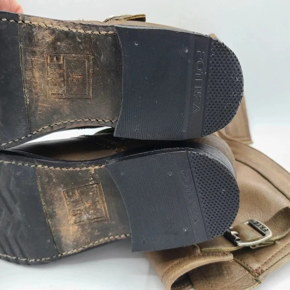 Frye Veronica 77618 Brown Leather Tall Knee High Riding Boots 5.5 - Picture 15 of 16